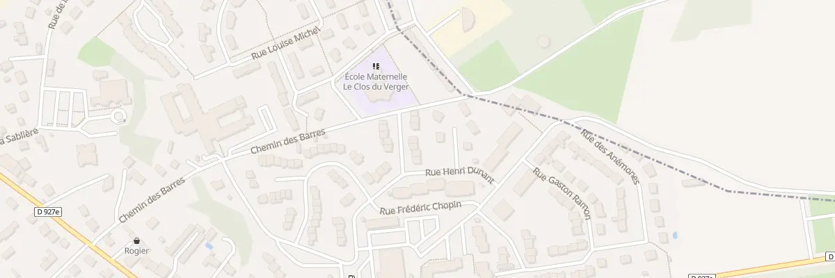 Plan du 7 Rue Claude Debussy à Argenton-sur-Creuse
