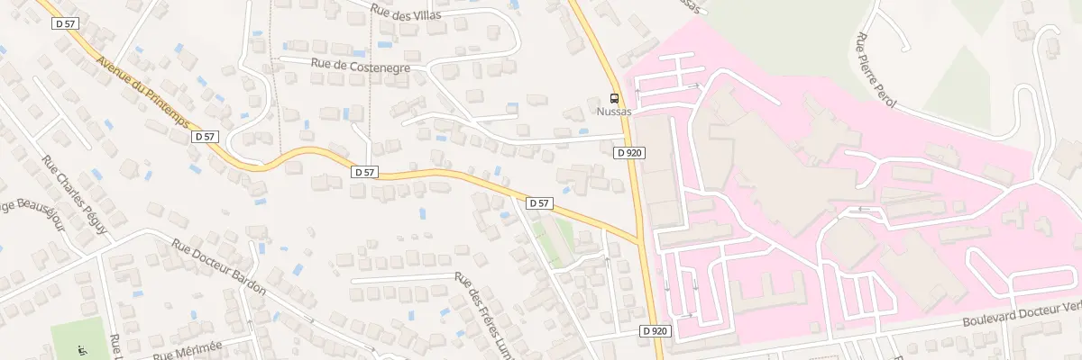 Plan du 3 Rue Des Villas à Brive-la-Gaillarde