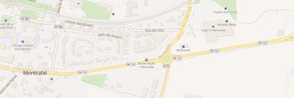 Plan du 1 Rue des Lauriers à Montrabé