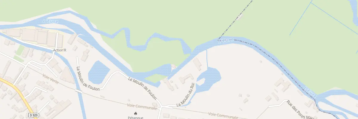Plan du 105 Moulin du Roi à Bréchamps