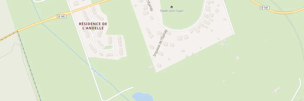 Plan du 29 Imp de l’Epinay à Serqueux