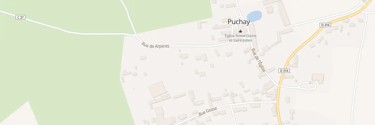 Plan du 4 Rue des Arpents à Puchay