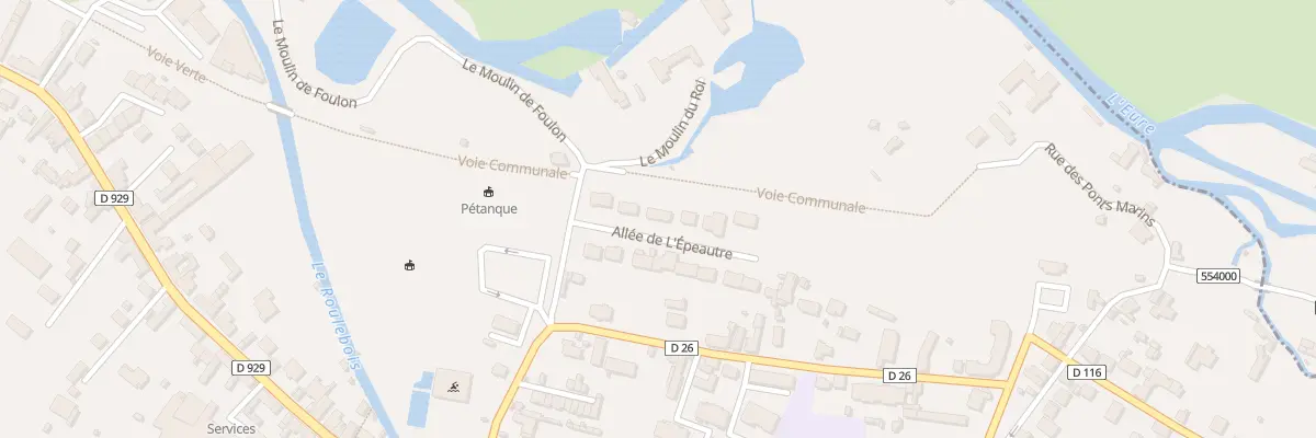 Plan du 5 All de l’Epeautre à Nogent-le-Roi