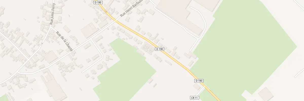 Plan du 30 Rue Pierre de Coubertin à Dargnies