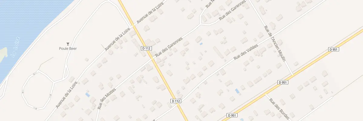 Plan du 23 Rue des Garennes à Muides-sur-Loire