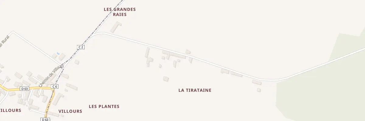 Plan du 10 La Tirataine à Saint-Lactencin