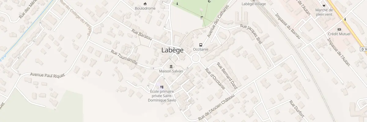 Plan du 7 Av des Cathares à Labège