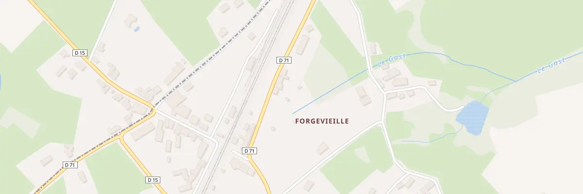 Plan du 38 Forgevieille à Saint-Germain-Beaupré