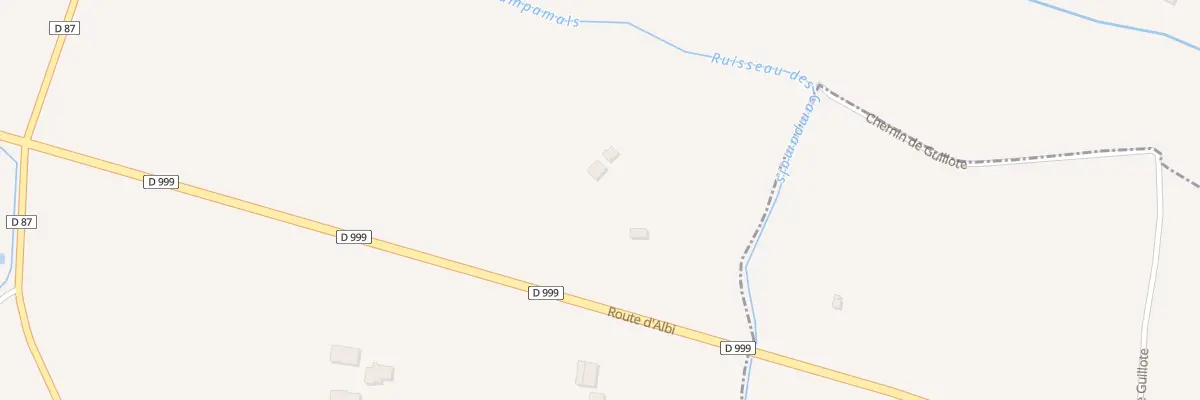 Plan du 132 Rte d’Albi à Verlhac-Tescou