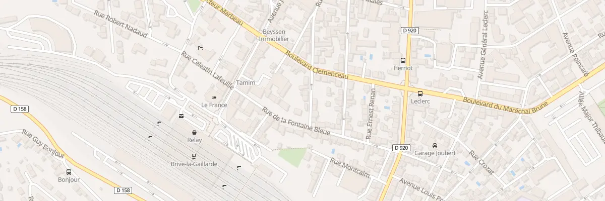 Plan du 48 Rue De Turenne à Brive-la-Gaillarde