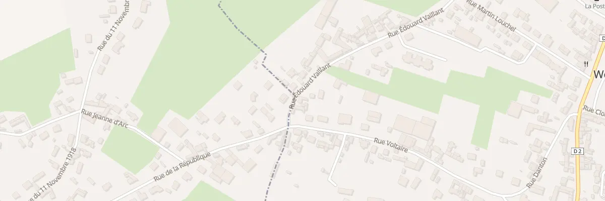 Plan du 47 Rue Edouard Vaillant à Woincourt