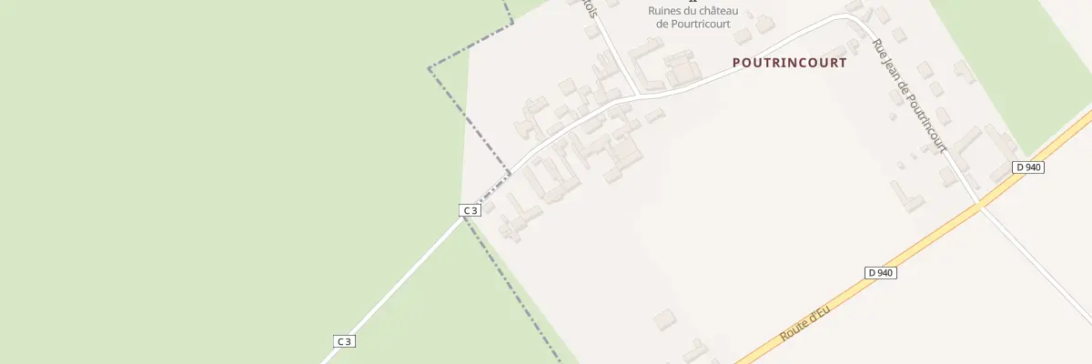 Plan du 493 Rue Jean de Poutrincourt à Lanchères
