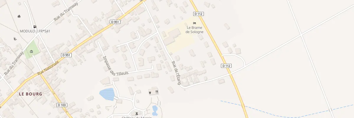 Plan du 9 Rue de l’Etang à Muides-sur-Loire