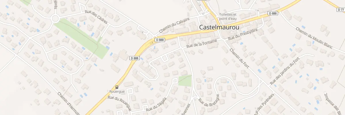 Plan du 2 Rue du Poitou à Castelmaurou