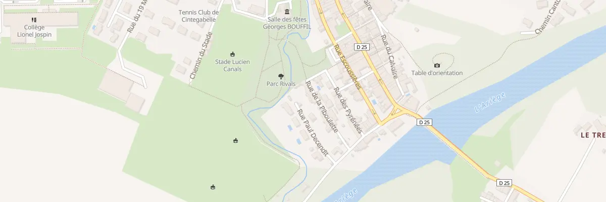 Plan du 9 Rue de la Piboulette à Cintegabelle