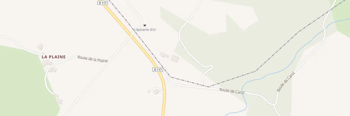 Plan du 33 Le Soule à Baulou