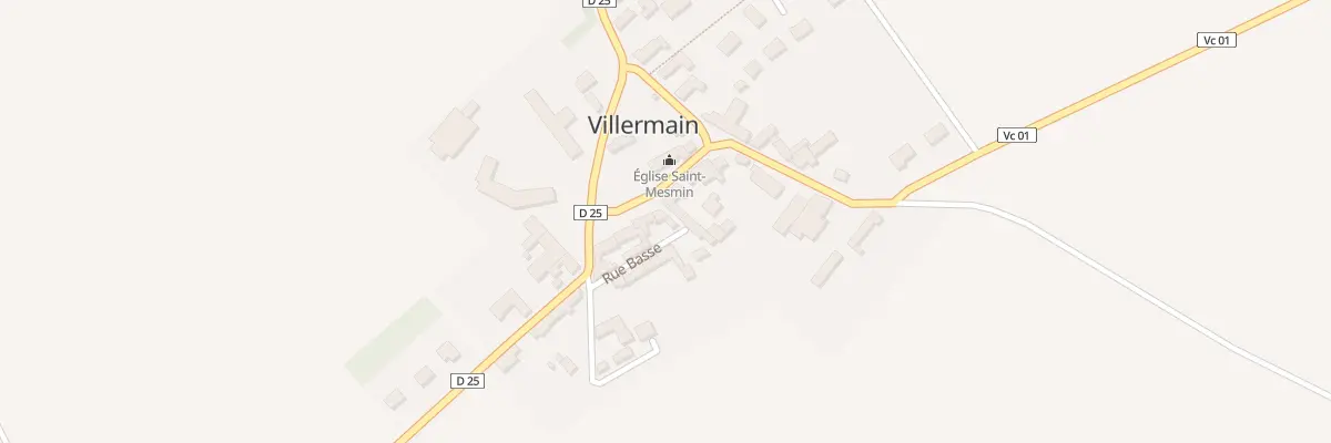 Plan du 5 Pl de l’Eglise à Villermain