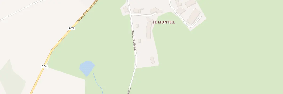 Plan du 10 Le Monteil à Saint-Priest-la-Feuille