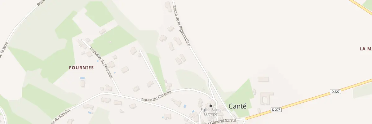 Plan du 21 La Pigeonniere à Canté
