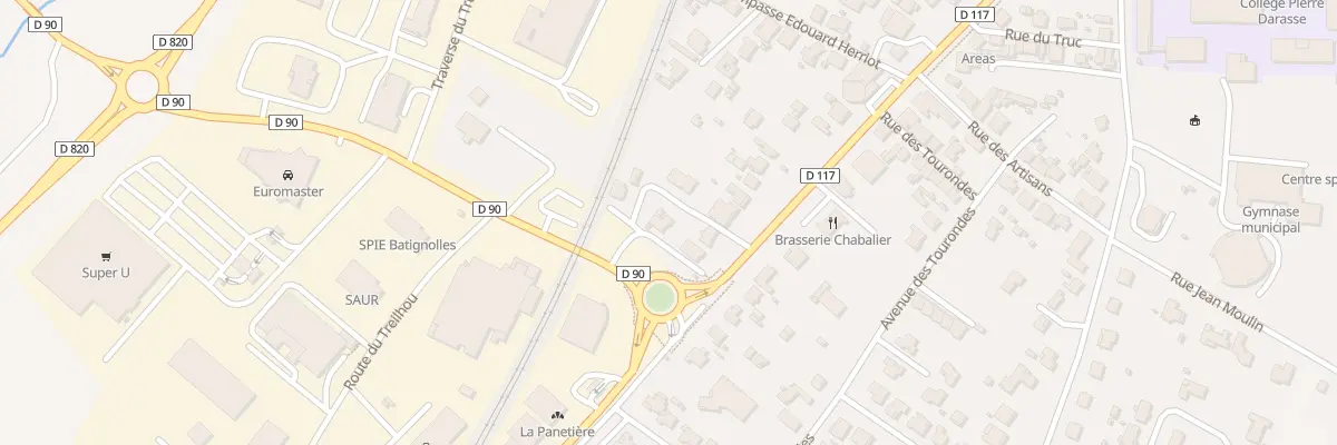 Plan du 4 Imp des Condamines à Caussade