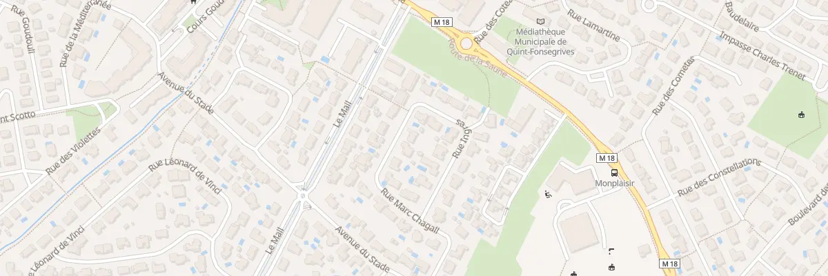 Plan du 16 Rue Ingres à Quint-Fonsegrives