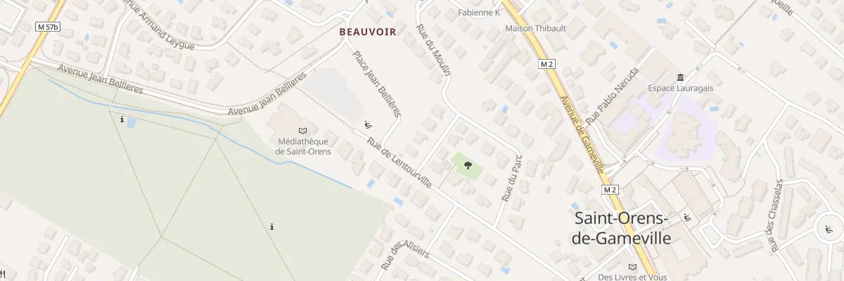 Plan du 20 Rue du Parc à Saint-Orens-de-Gameville