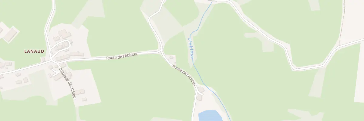 Plan du 9 Rte de l’Abloux - Lanaud à Saint-Sébastien