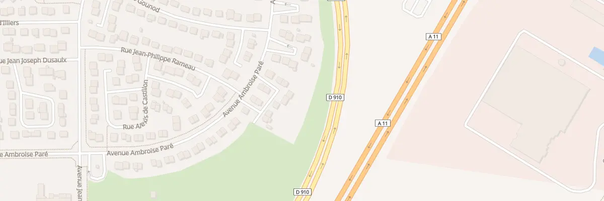 Plan du 12 Rue Georges Bizet à Chartres