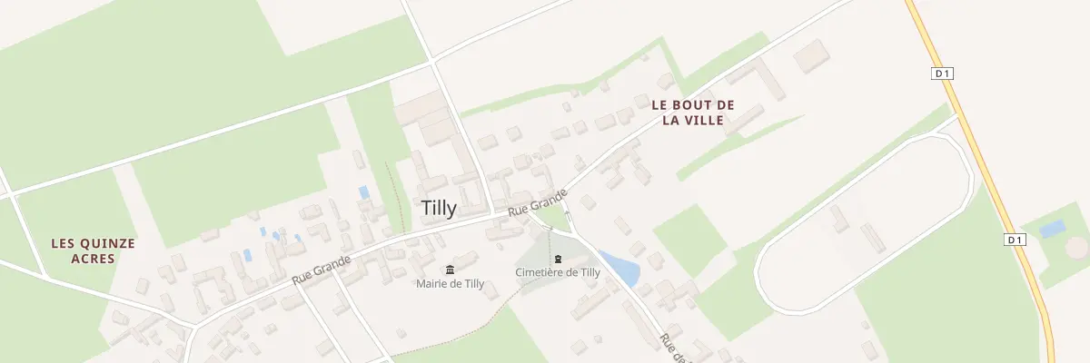 Plan du 8 Rue Grande à Tilly