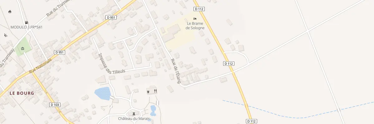 Plan du 11 Rue de l’Etang à Muides-sur-Loire