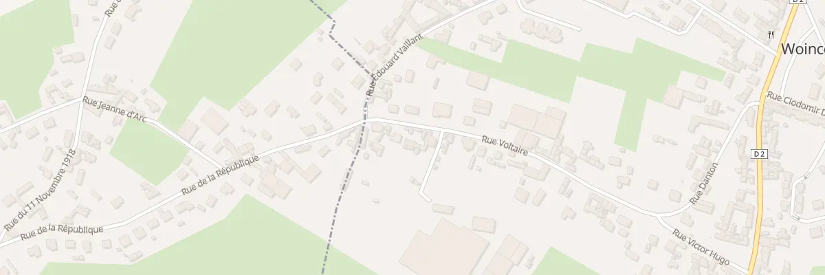 Plan du 35 Rue Voltaire à Woincourt