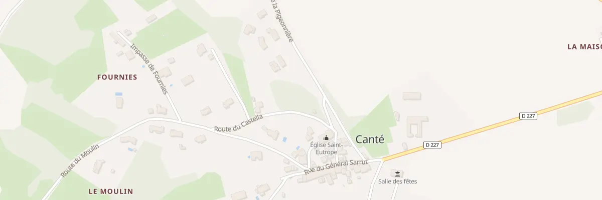 Plan du 90 La Pigeonniere à Canté