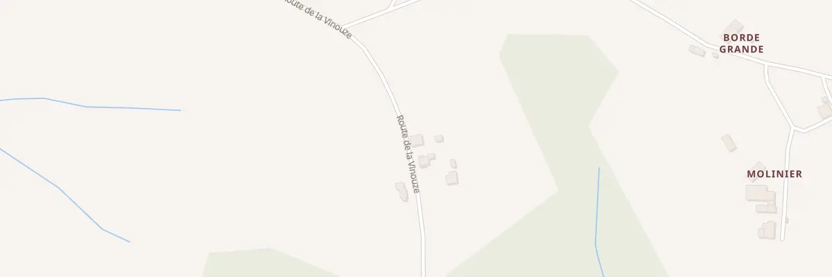 Plan du 1043 Rte de la Vinouze à Verlhac-Tescou