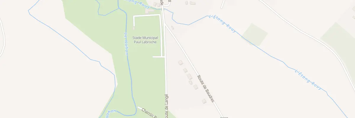 Plan du 2 Rte de Baudres à Vicq-sur-Nahon