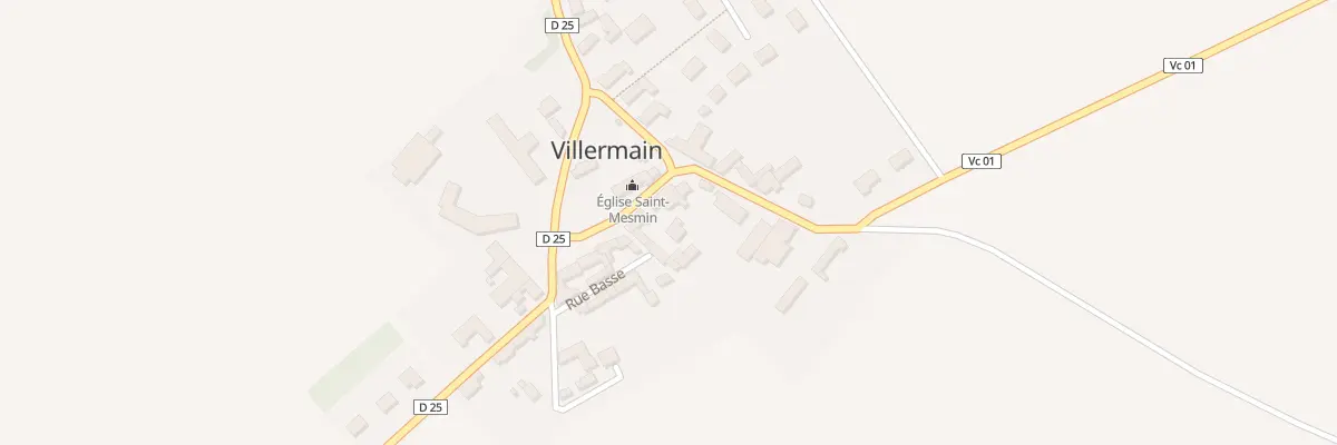 Plan du 9 Pl de l’Eglise à Villermain
