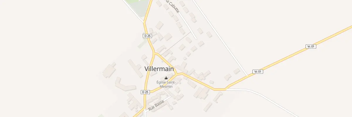 Plan du 6 Rue de l’École à Villermain