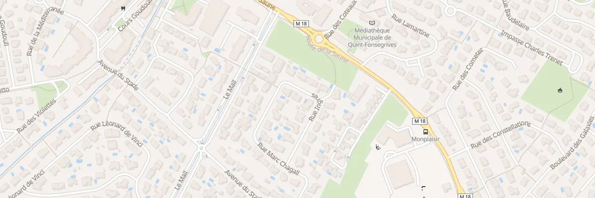 Plan du 12 Rue Ingres à Quint-Fonsegrives