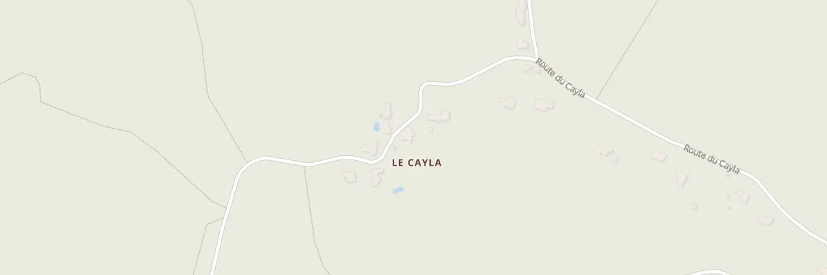 Plan du 1397 Rte du Cayla à Saint Géry-Vers