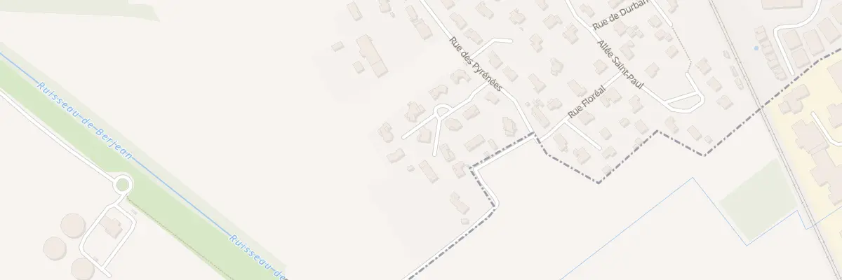 Plan du 16 Rue des Pyrénées à Labège
