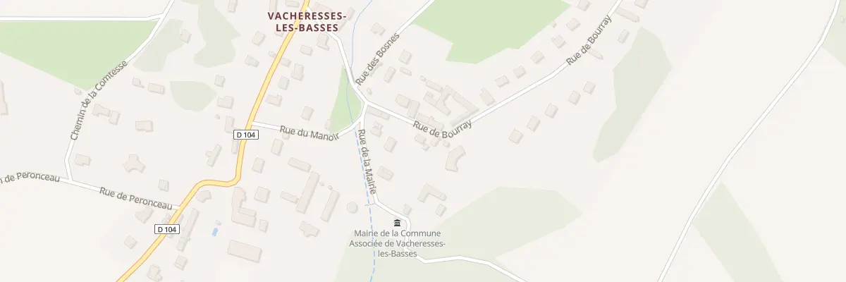 Plan du 6 Rue de Bourray à Nogent-le-Roi