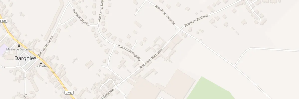 Plan du 61 Rue Henri Barbusse à Dargnies