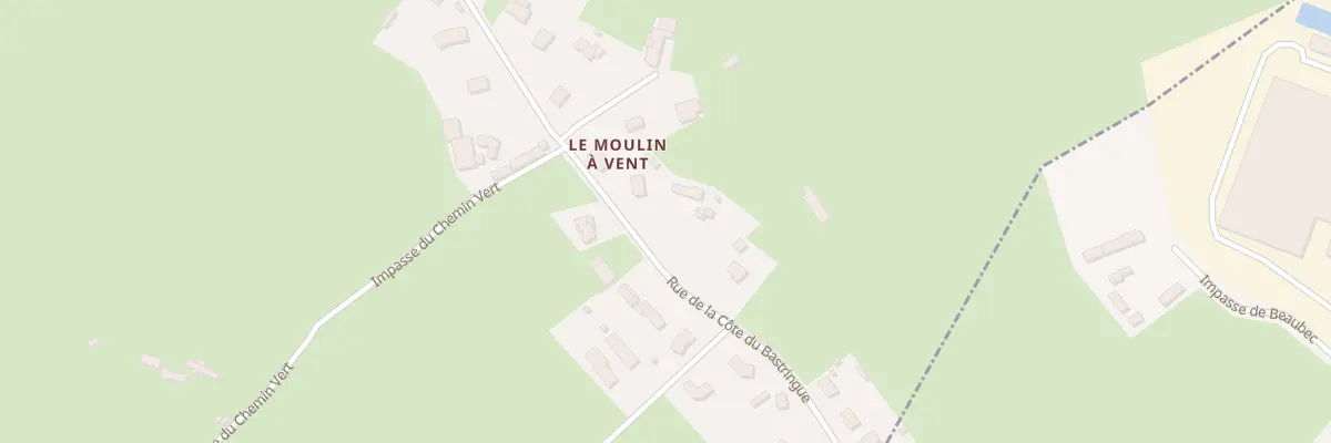 Plan du 200 Rue de la Côte du Bastringue à Beaubec-la-Rosière