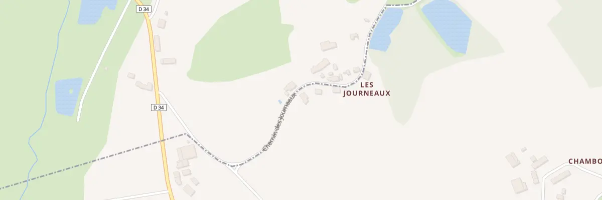 Plan du 5256 Les Journeaux à Baudres