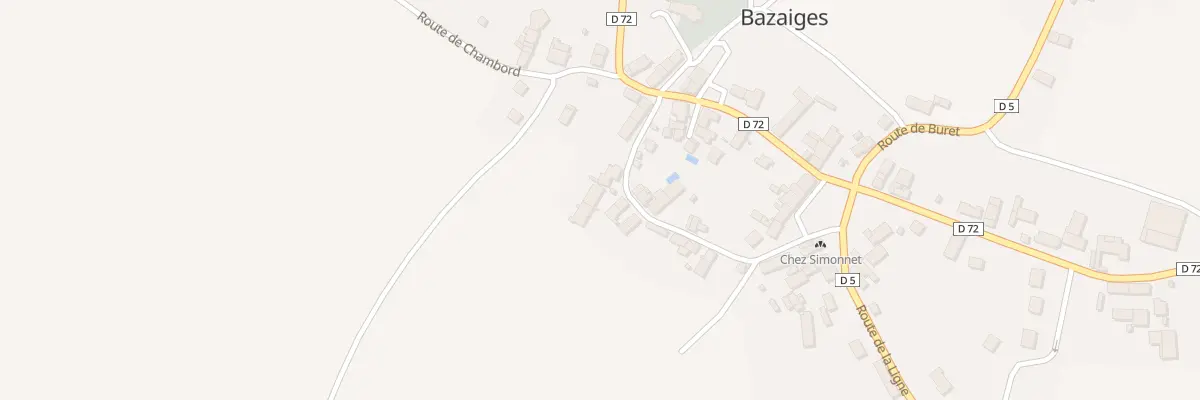 Plan du 13 Rte du Tour de Ronde à Bazaiges