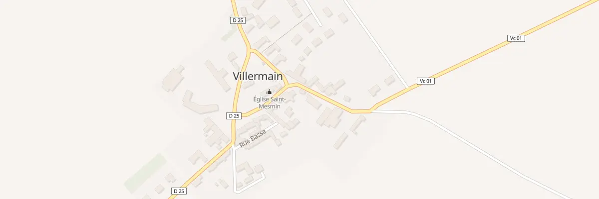 Plan du 1 Rue de l’École à Villermain