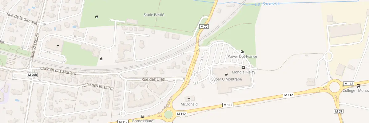Plan du 34 Che des Mûriers à Montrabé