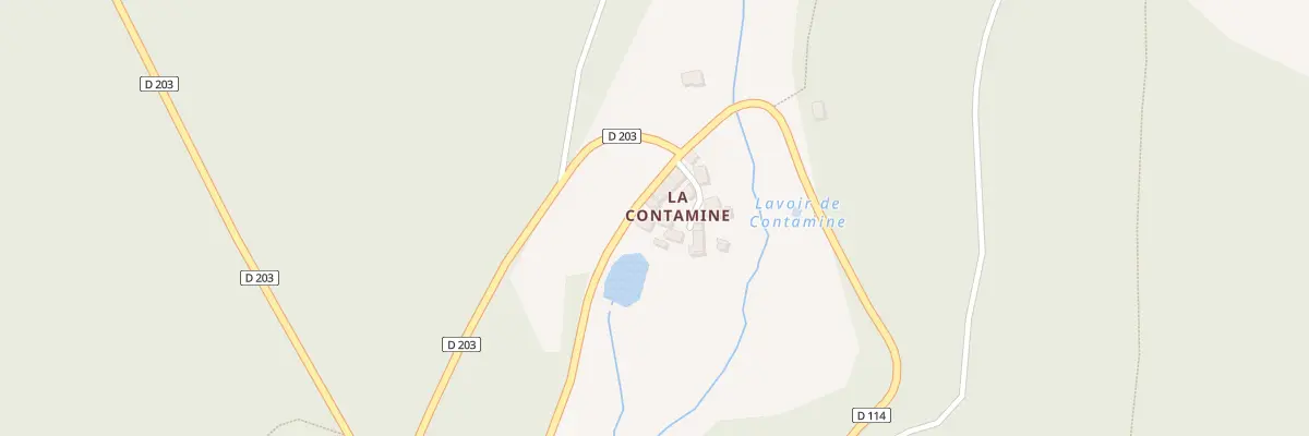 Plan du 2 La Contamine à Jabreilles-les-Bordes