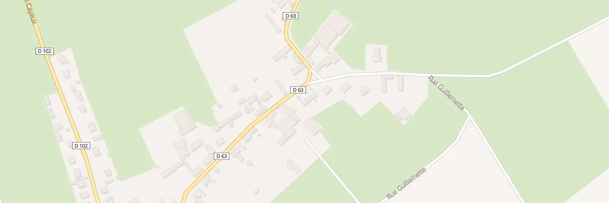 Plan du 380 Rue de Vaudricourt à Bourseville