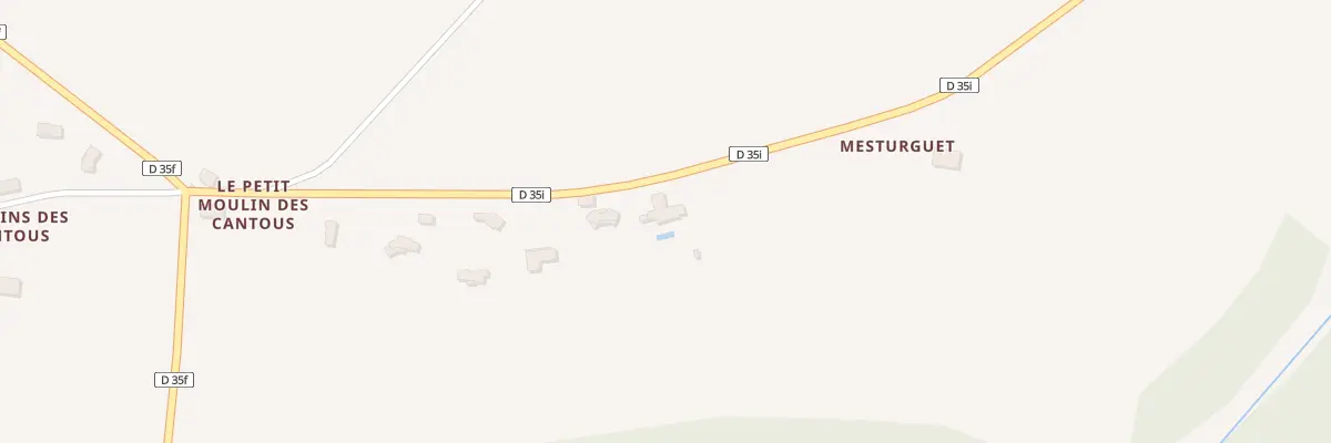 Plan de Mesturguet à Mauvaisin