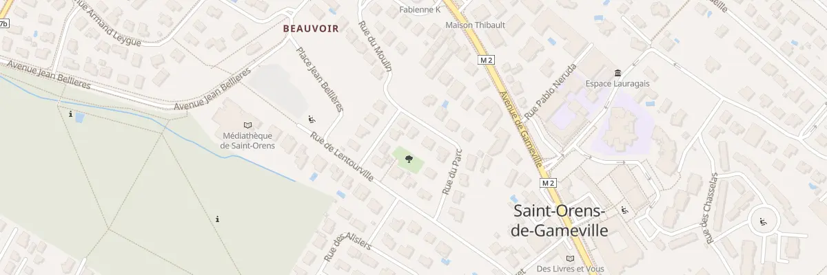 Plan du 7 Rue du Parc à Saint-Orens-de-Gameville